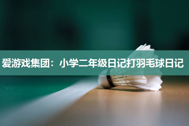 爱游戏集团：小学二年级日记打羽毛球日记