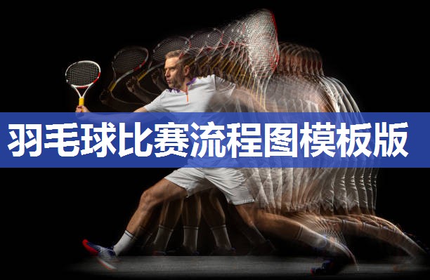 羽毛球比赛流程图模板版