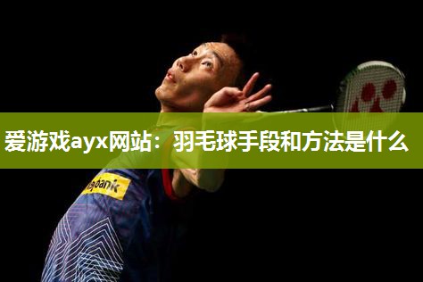 羽毛球手段和方法是什么