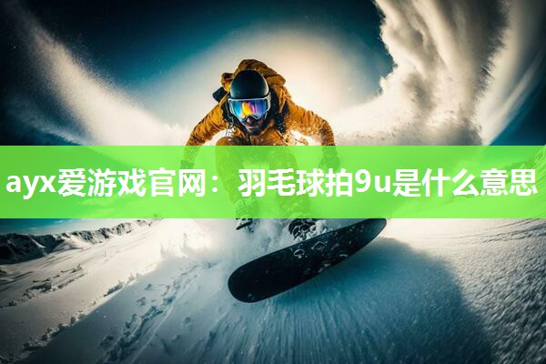 羽毛球拍9u是什么意思